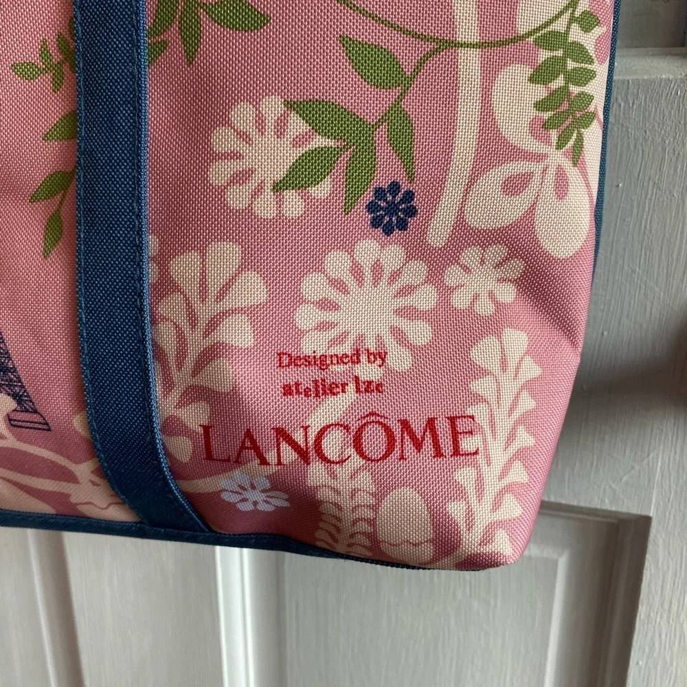 New LANCÔME Pink Floral Tote Bag